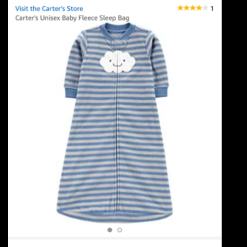 Cloud Fleece Stripped Sleep Sack